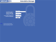 Tablet Screenshot of gateway.solidearth.com